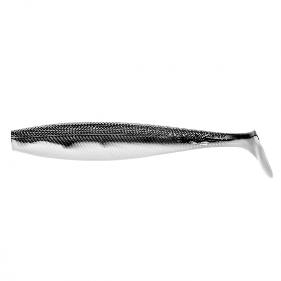 Виброхвост Helios Trofey 5.5"/14 см, цвет Black & White 4 шт HS-25-023 , 